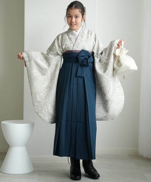 utatane 着物 袴セット ジュニア ひよこ商店 レトロ大正浪漫 キッズ