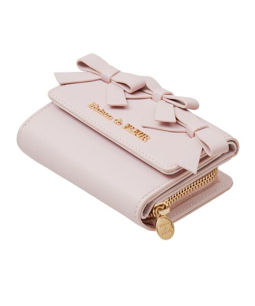 Maison de FLEUR 財布 ガーリーリボンウォレット レディース