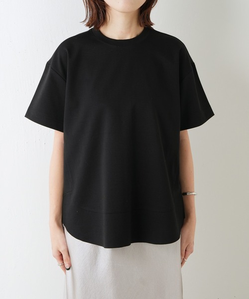「COLLAGE GALLARDAGALANTE」 半袖シャツ FREE ブラック レディース COLLAGE GALLARDAGALANTE 「COLLAGE GALLARDAGALANTE」 半袖T