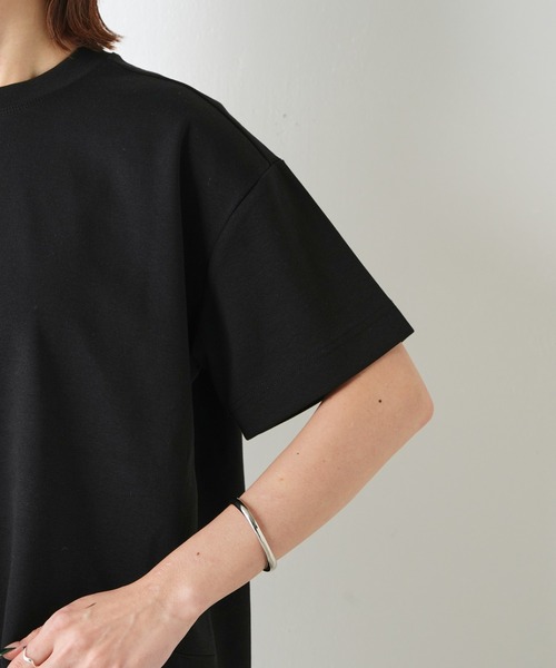 「COLLAGE GALLARDAGALANTE」 半袖シャツ FREE ブラック レディース COLLAGE GALLARDAGALANTE 「COLLAGE GALLARDAGALANTE」 半袖T