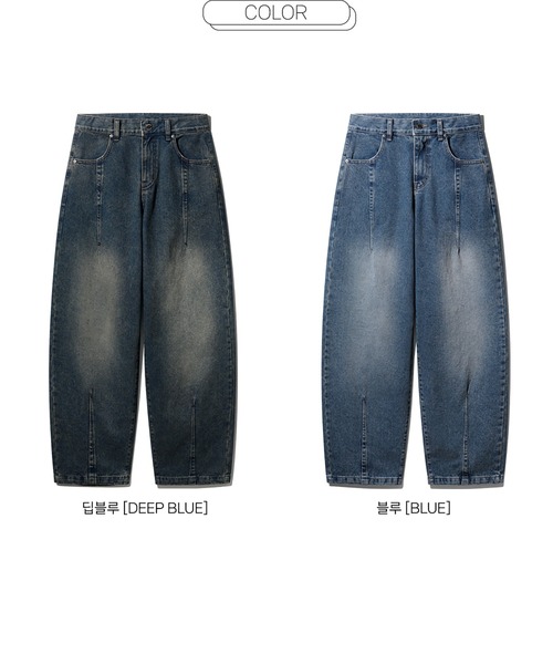 【WV PROJECT】★男女兼用★24AWトーストバルーンデニムパンツ デニムパンツ メンズ V系 モード系 パンツ レディース サルエル