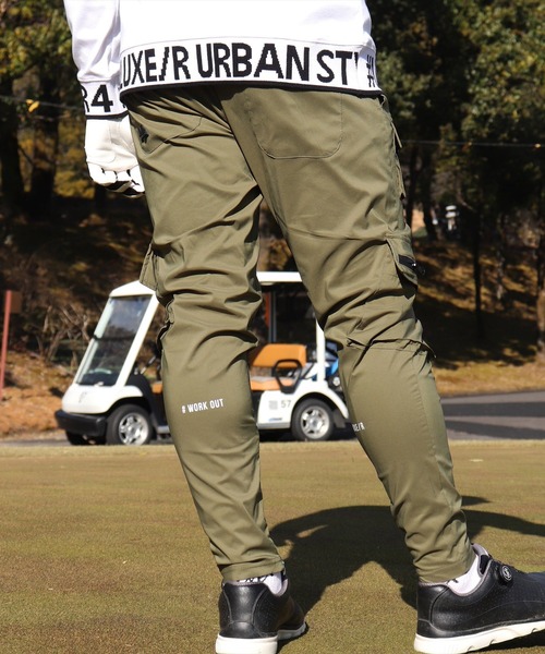 カーゴパンツ (RM)「LUXE/R GOLF」8ポケット ストレッチ クロス メンズ