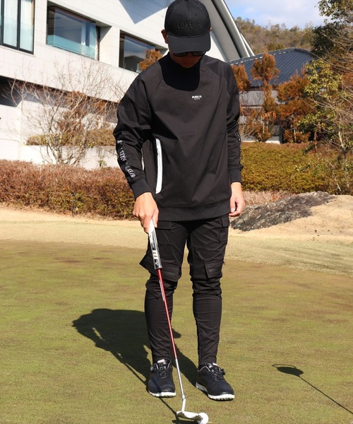 カーゴパンツ (RM)「LUXE/R GOLF」8ポケット ストレッチ クロス