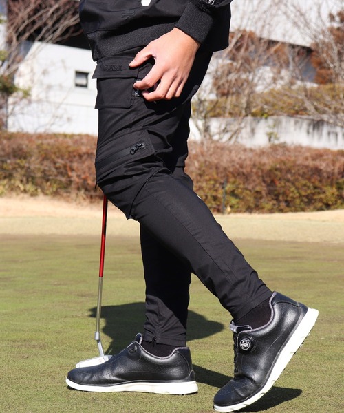 カーゴパンツ (RM)「LUXE/R GOLF」8ポケット ストレッチ クロス メンズ