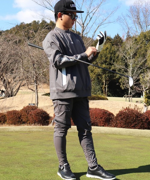 カーゴパンツ (RM)「LUXE/R GOLF」8ポケット ストレッチ クロス