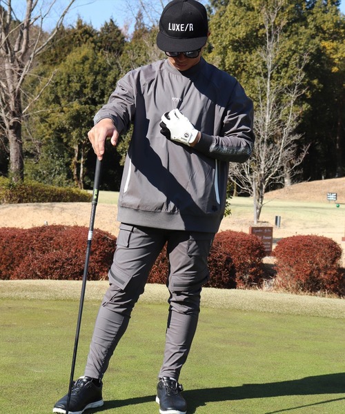 カーゴパンツ (RM)「LUXE/R GOLF」8ポケット ストレッチ クロス