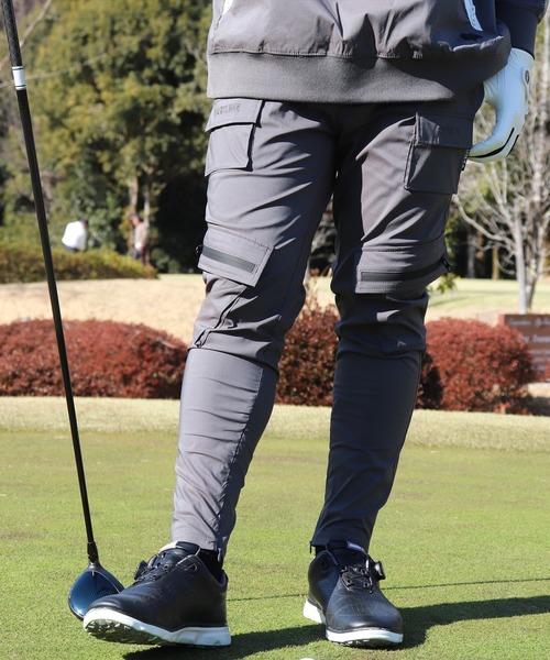 カーゴパンツ (RM)「LUXE/R GOLF」8ポケット ストレッチ クロス メンズ