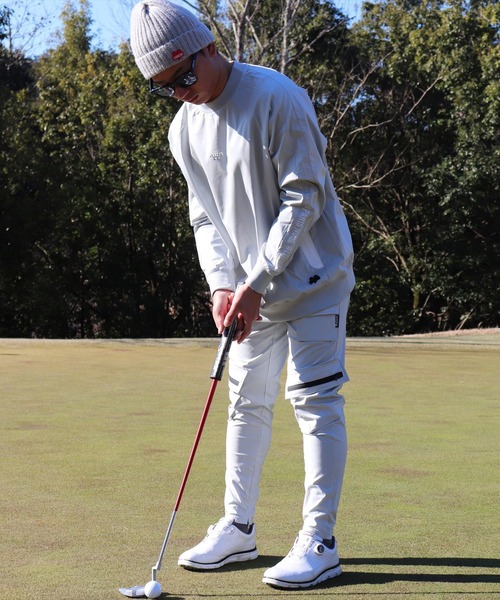 PXG ゴルフ　ロングパンツ　L ブラック　カーゴパンツ　春夏　メンズ カーゴパンツ メンズ パンツ 起毛なし ロングパンツ ポケット