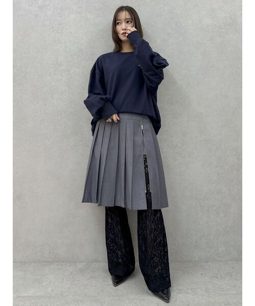 dazzlin（ダズリン） スカート ジップスリットミディスカート