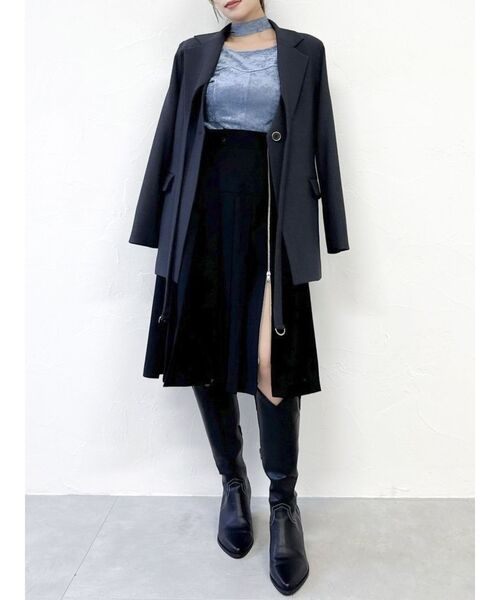 dazzlin（ダズリン） スカート ジップスリットミディスカート