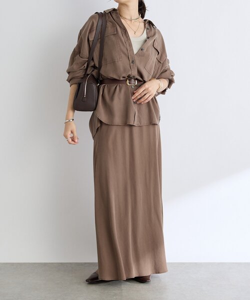 RIVE DROITE スカート 「セットアップ可」ガーメントダイ