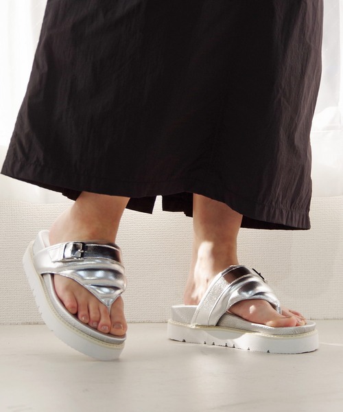 シンクビーポーチとミネトンカ 白サンダル　、サンダル　3点　専用です。 Minnetonka サンダル MINNETONKA ミネトンカ / プラットフォーム