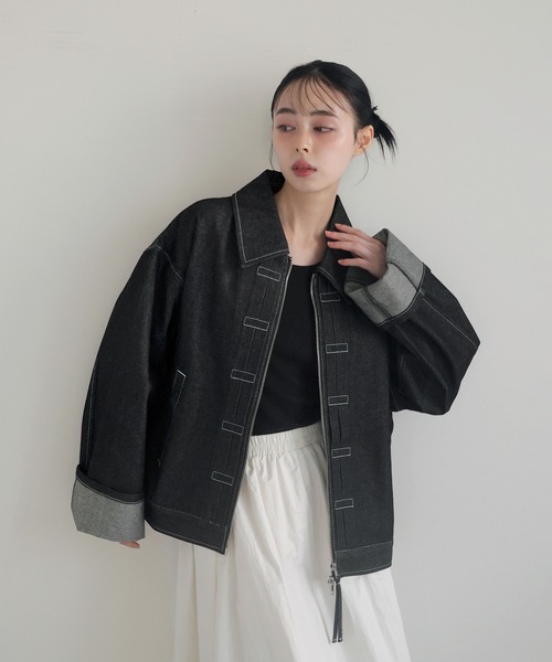 ⭐️幻の逸品 グッチ デニムジャケット インディゴ 大きいサイズ レディース グッチ(GUCCI)グッチ WASHED ORGANIC DENIM SHIRT デニム