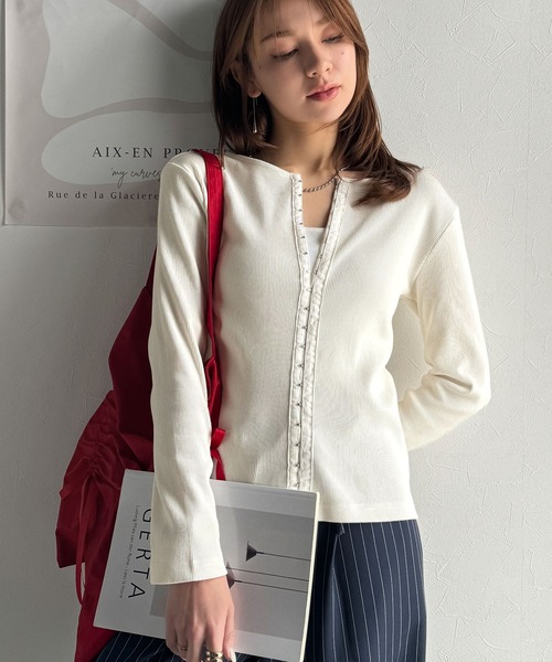 classicalelf（クラシカルエルフ） カーディガン おしゃれ感を格上げ