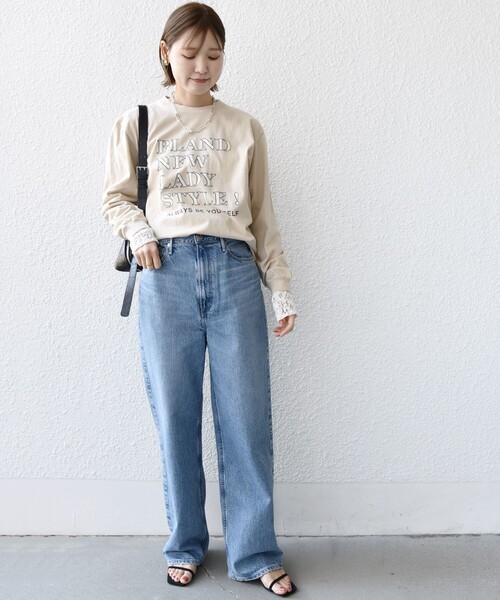 Odub tシャツ 「SHIPS別注」Odub:プリント ロング スリーブ TEE