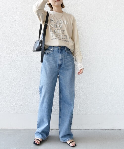 tシャツ 「SHIPS別注」Odub:プリント ロング スリーブ TEE レディース Odub tシャツ 「SHIPS別注」Odub:プリント ロング スリーブ TEE