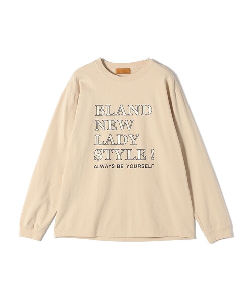 tシャツ 「SHIPS別注」Odub:プリント ロング スリーブ TEE レディース Odub tシャツ 「SHIPS別注」Odub:プリント ロング スリーブ TEE