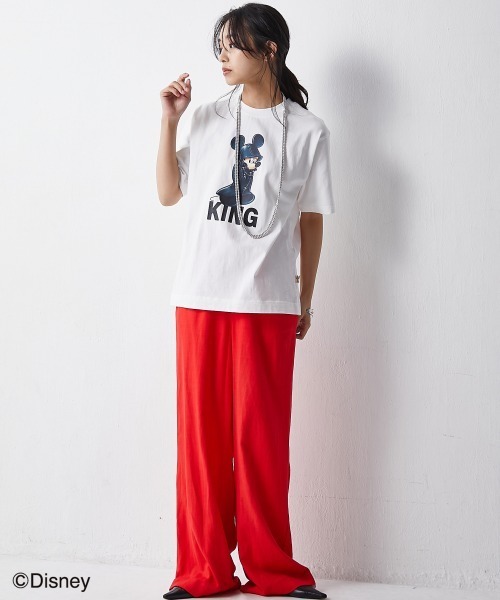 Disney tシャツ 王様(ミッキーマウス)/キングダム ハーツ/綿100