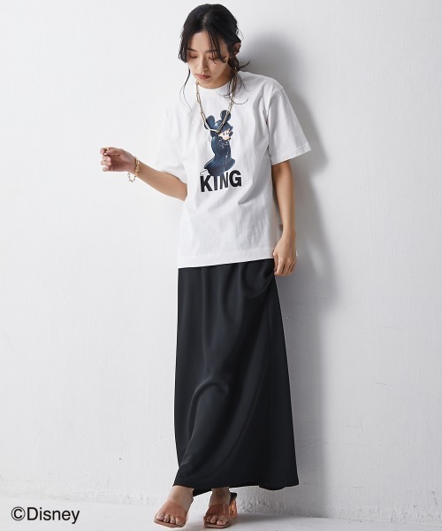 Disney tシャツ 王様(ミッキーマウス)/キングダム ハーツ/綿100