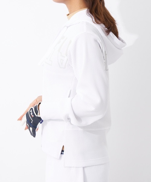 パーカー 「FILA GOLF/フィラゴルフ」レディースワッフルパーカー　ゴルフ レディース FILA GOLF パーカー 「FILA GOLF/フィラゴルフ」レディース