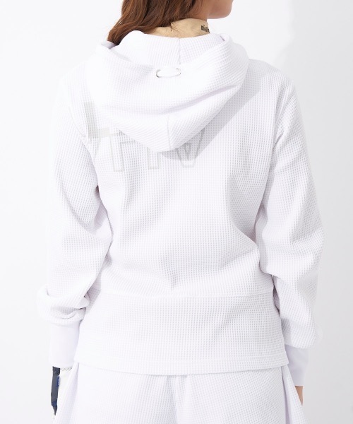 パーカー 「FILA GOLF/フィラゴルフ」レディースワッフルパーカー　ゴルフ レディース FILA GOLF パーカー 「FILA GOLF/フィラゴルフ」レディース