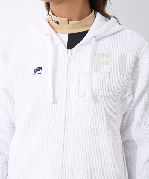 パーカー 「FILA GOLF/フィラゴルフ」レディースワッフルパーカー　ゴルフ レディース FILA GOLF パーカー 「FILA GOLF/フィラゴルフ」レディース