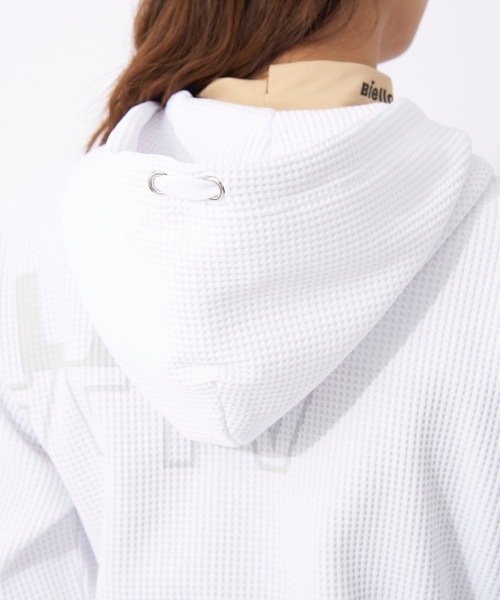 パーカー 「FILA GOLF/フィラゴルフ」レディースワッフルパーカー　ゴルフ レディース FILA GOLF パーカー 「FILA GOLF/フィラゴルフ」レディース