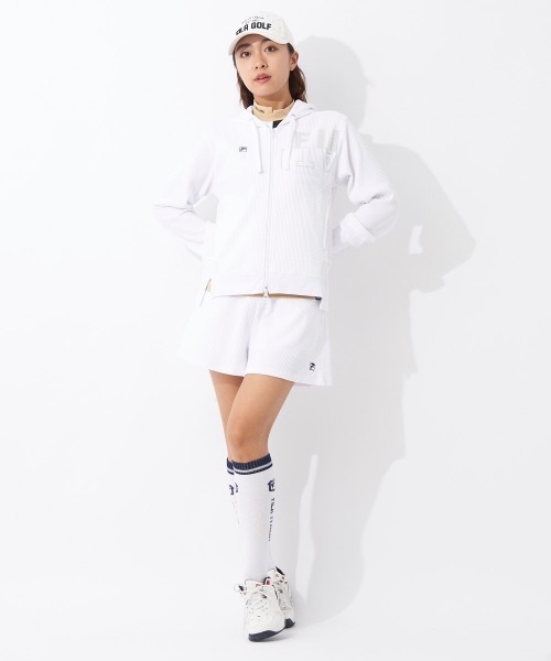 パーカー 「FILA GOLF/フィラゴルフ」レディースワッフルパーカー　ゴルフ レディース FILA GOLF パーカー 「FILA GOLF/フィラゴルフ」レディース