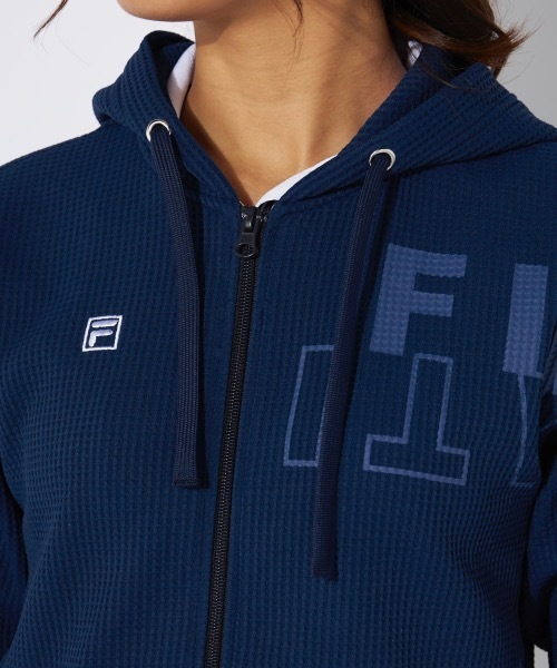 パーカー 「FILA GOLF/フィラゴルフ」レディースワッフルパーカー　ゴルフ レディース FILA GOLF パーカー 「FILA GOLF/フィラゴルフ」レディース
