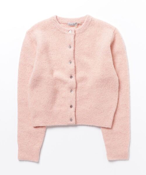 オールドイングランド　カシミヤシルク　ニットカーディガン　ライトピンク　36 オールドイングランド カシミヤシルク ニットカーディガン ライトピンク 36