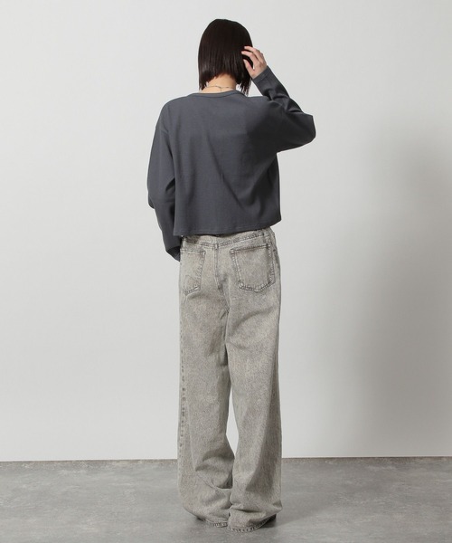 LAKOLE（ラコレ） カーディガン ワッフルフックカーディガン長袖