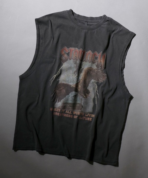 SITRY（シトリー） タンクトップ Pigment Graphic No Sleeve Shirt