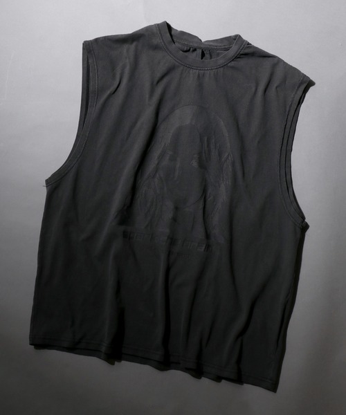 SITRY（シトリー） タンクトップ Pigment Graphic No Sleeve Shirt