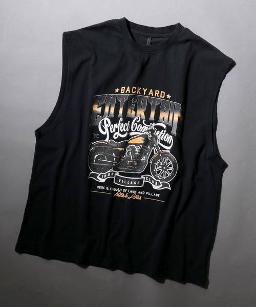SITRY（シトリー） タンクトップ Pigment Graphic No Sleeve Shirt