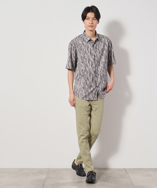 THE SHOP TK シャツ 半袖 ドライポリプリント半袖シャツ 洗える/吸水速