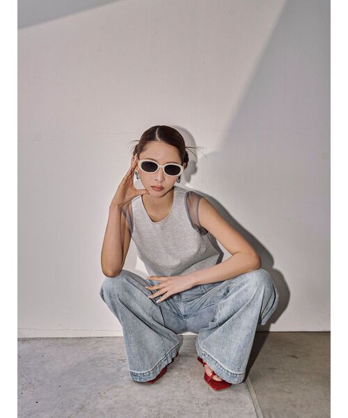 LAGUNAMOON（ラグナムーン） ジーンズ デニム デニムパンツ フロント