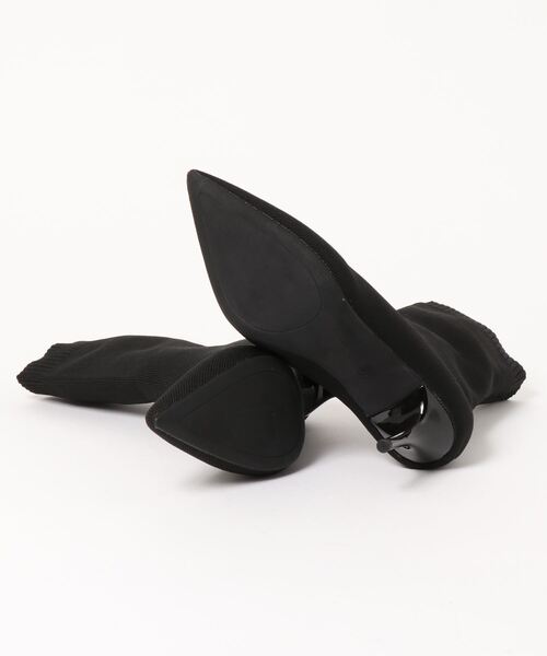 「Jasmine Grandiflorum」 ショートブーツ 24.0cm ブラック レディース_画像3