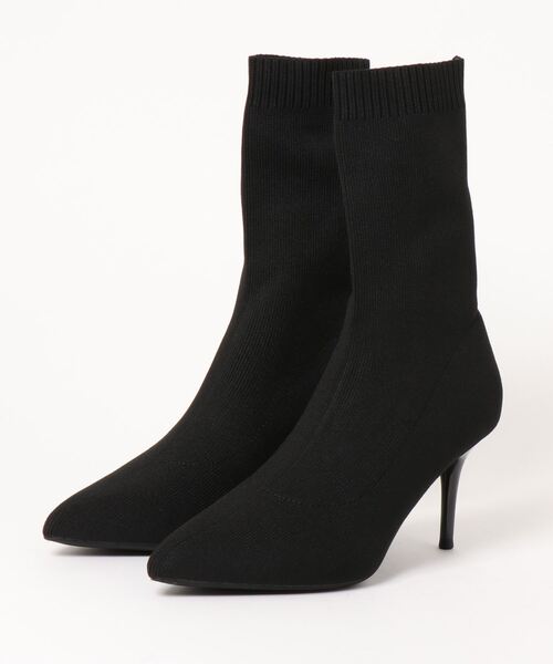 「Jasmine Grandiflorum」 ショートブーツ 24.0cm ブラック レディース_画像4