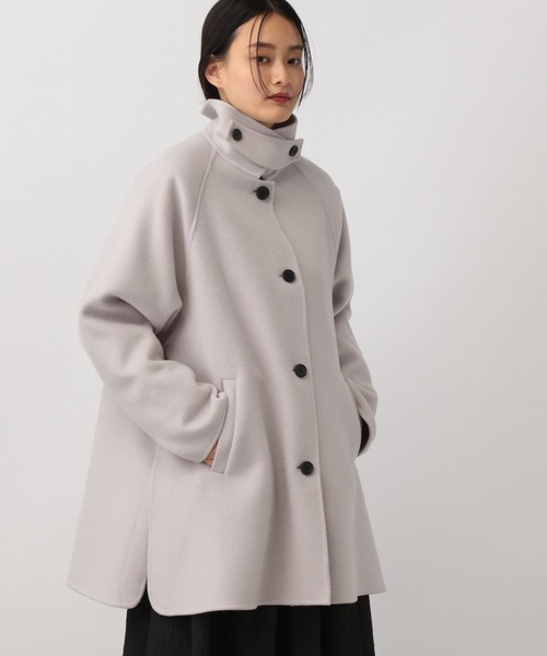 お*ち様 A part by グレー ステンカラーコート A part by（アパートバイ） ステンカラーコート FREE グレー系その他