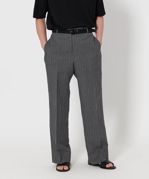 ＨBEAUTY&YOUTH トロピカルウールストライプパンツ UNITED ARROWS パンツ リネンウール トロピカル ストライプ