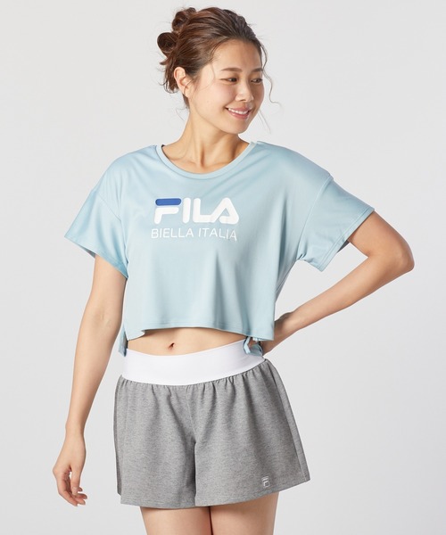 FILA 幾何学模様 シャツ　スコート　L ウインザーオンラインショップ【SALE】フィラ スコート