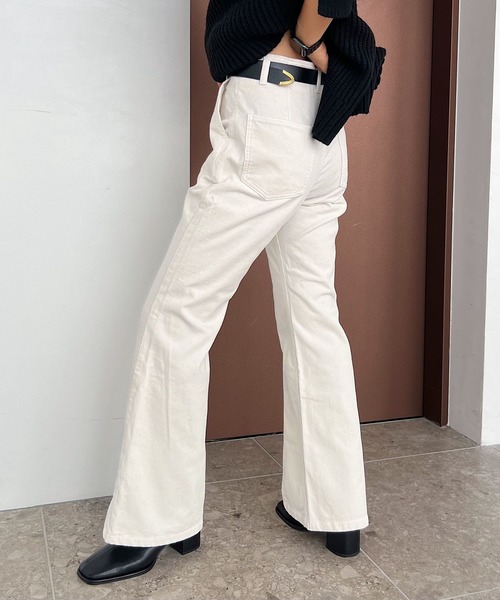 PAGEBOY（ページボーイ） コーデュロイパンツ S オフホワイト