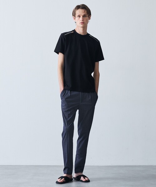 5351 POUR LES HOMMES スラックス 「デニムライク」シャンブレー