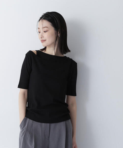 NATURAL BEAUTY BASIC　カットソー NATURAL BEAUTY BASIC tシャツ レイヤードデザインカットソー