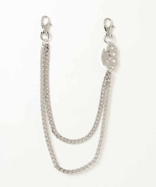 ZERO FIGHTER ウォレットチェーンセット メリケン ナックル kiryuyrik - Wallet Chain / ウォレットチェーン / Silver925