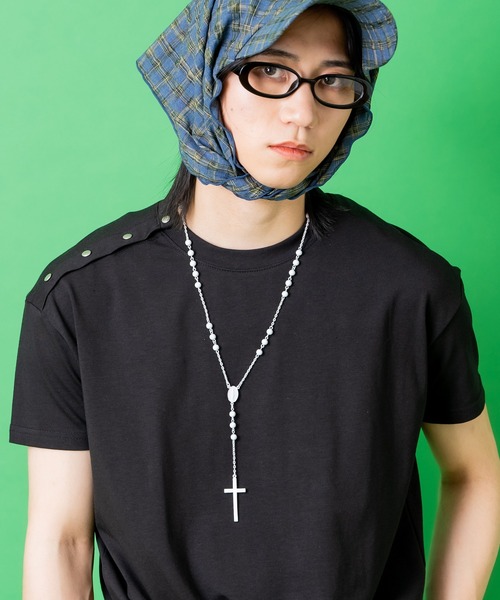 ankoROCK ネックレス an meets zakka ワントーンカラーロザリオ