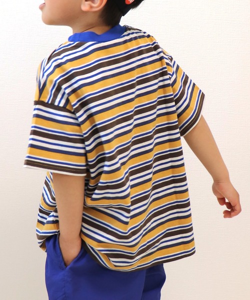 BREEZE（ブリーズ） tシャツ 「WEB限定/ジュニア対応」マルチボーダー