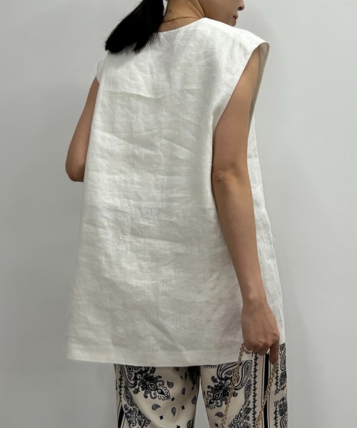 Loungedress 「LOUNGEDRESS」 ノースリーブブラウス FREE