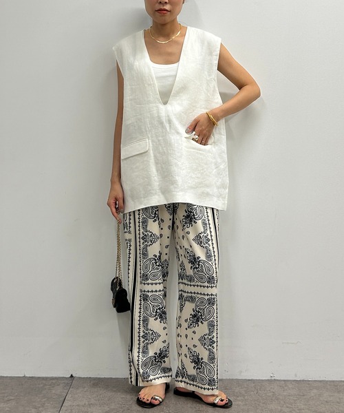 Loungedress 「LOUNGEDRESS」 ノースリーブブラウス FREE