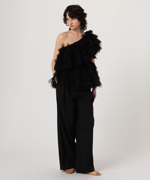ブラウス シャツ Molly Goddard SOFT TULLE アシンメトリーブラウス レディース ブラウス シャツ Molly Goddard SOFT TULLE アシンメトリー